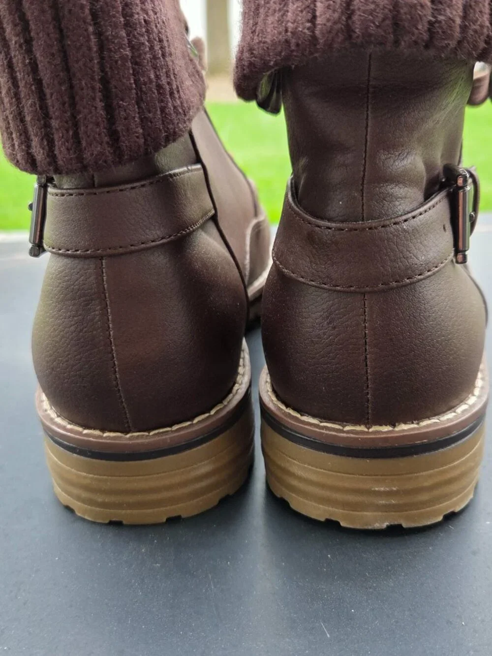 Tommy Hilfiger Tworanda2 Brown Lace-Up Ankle Chukka Combat Boot Size 8M